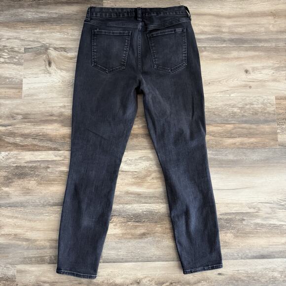JEN7 by 7 For All Mankind Women’s Ankle Skinny Jeans Size 8 Black High Rise - Picture 3 of 7